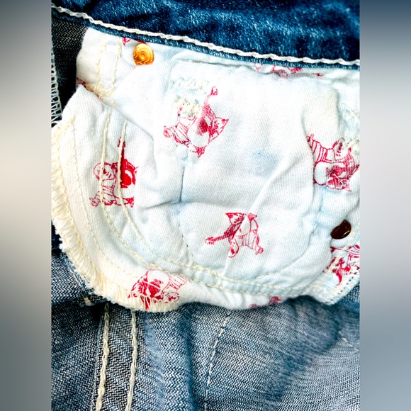 True Religion Becky Big T & Super T Stitch Low Rise Jeans - Picture 4 of 6